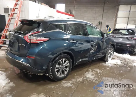 2015 Nissan Murano Sl z USA, uszkodzony, nr VIN 5N1AZ2MH4FN286156